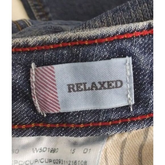 Dickies Men's Relaxed Fit Dark Wash Bootcut Jeans Size 31x32 - Picture 7 of 9